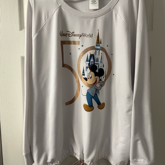 Disney Tops - Disney White 50th Anniversary Apparel